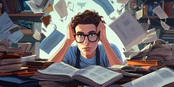 student looking confused about grammar