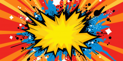 pop illustration of onomatopoeia